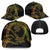 Hawaiian Kakau Art and Hisbiscus Tattoo Mesh Trucker Cap Tribal Pattern-Reggae Style - Polynesian Pride