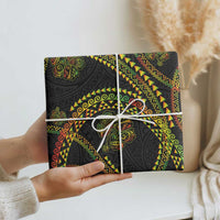 Hawaiian Kakau Art and Hisbiscus Tattoo Wrapping Paper Tribal Pattern-Reggae Style LT03 - Polynesian Pride