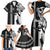 Hawaii Island Family Matching Short Sleeve Bodycon Dress and Hawaiian Shirt Hawaiian King and Kakau Symbols Abstract Shoulder Tattoo LT03 - Polynesian Pride