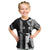 Hawaii Island Kid T Shirt Hawaiian King and Kakau Symbols Abstract Shoulder Tattoo LT03 Black - Polynesian Pride