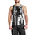 Hawaii Island Men Tank Top Hawaiian King and Kakau Symbols Abstract Shoulder Tattoo LT03 - Polynesian Pride