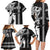 Custom Hawaii Island Family Matching Long Sleeve Bodycon Dress and Hawaiian Shirt Hawaiian King and Kakau Symbols Abstract Shoulder Tattoo LT03 - Polynesian Pride