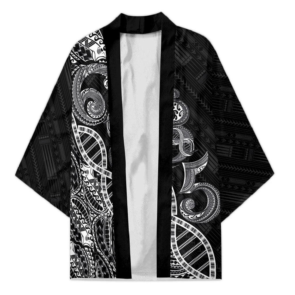 Samoan Traditional Tattoo 685 Kimono Tribal Tatau DNA Black Color