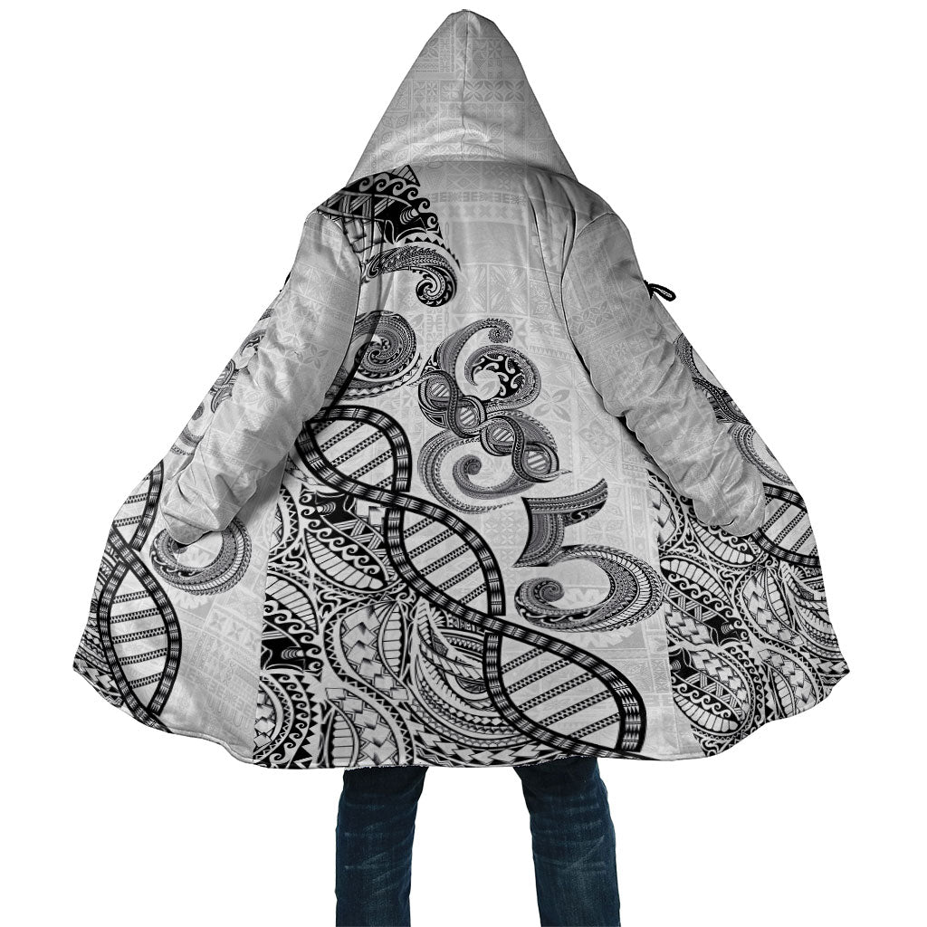 Samoan Traditional Tattoo 685 Cloak Tribal Tatau DNA White Color