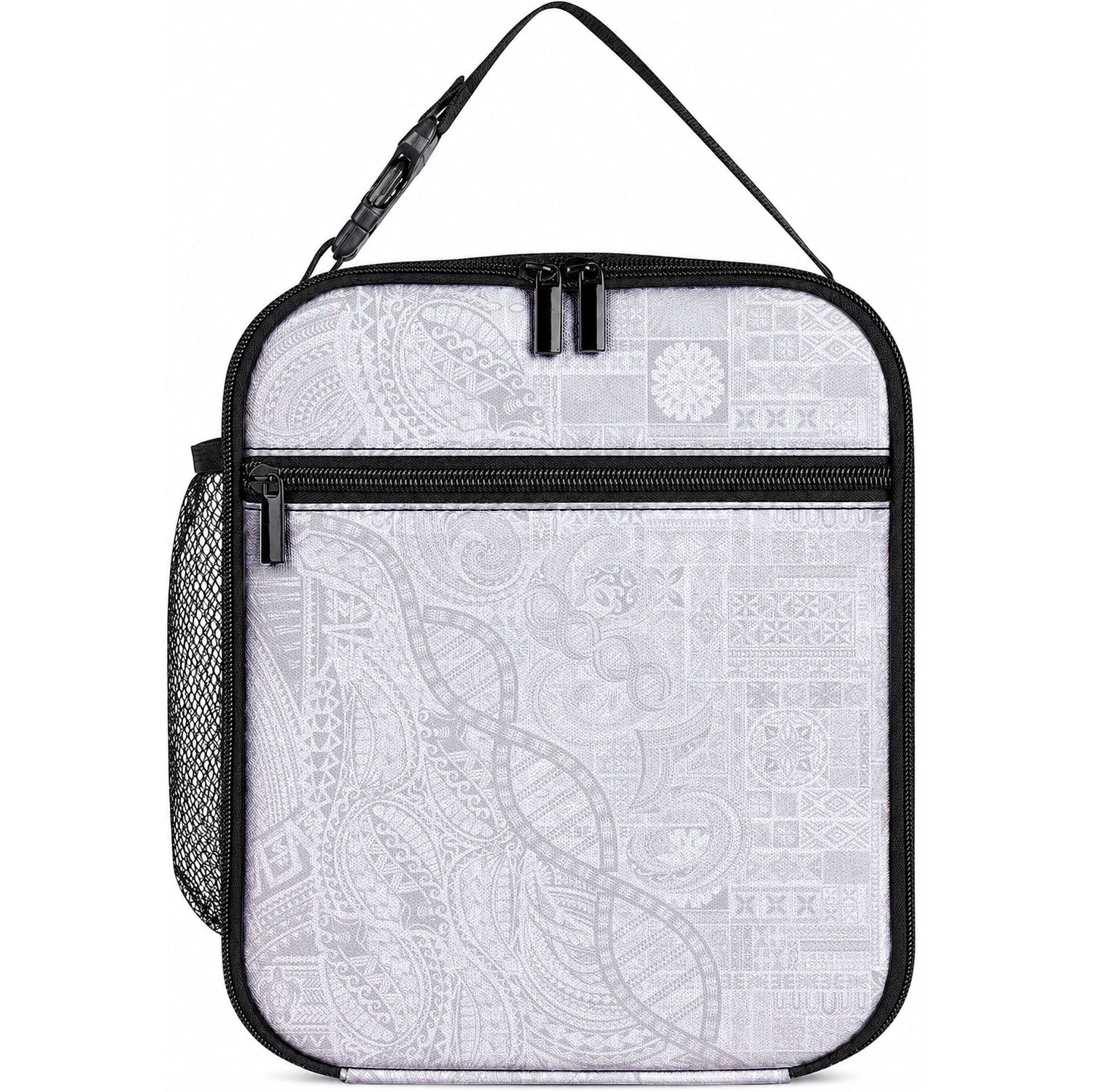 Samoan Traditional Tattoo 685 Lunch Bag Tribal Tatau DNA All-White