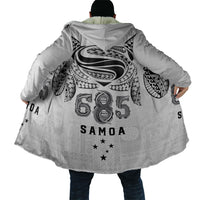 Super Samoa 685 Tribal Tattoo Cloak Siapo Pattern White Edition