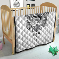 Super Samoa 685 Tribal Tattoo Quilt Siapo Pattern White Edition