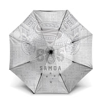 Super Samoa 685 Tribal Tattoo Umbrella Siapo Pattern All-White Edition