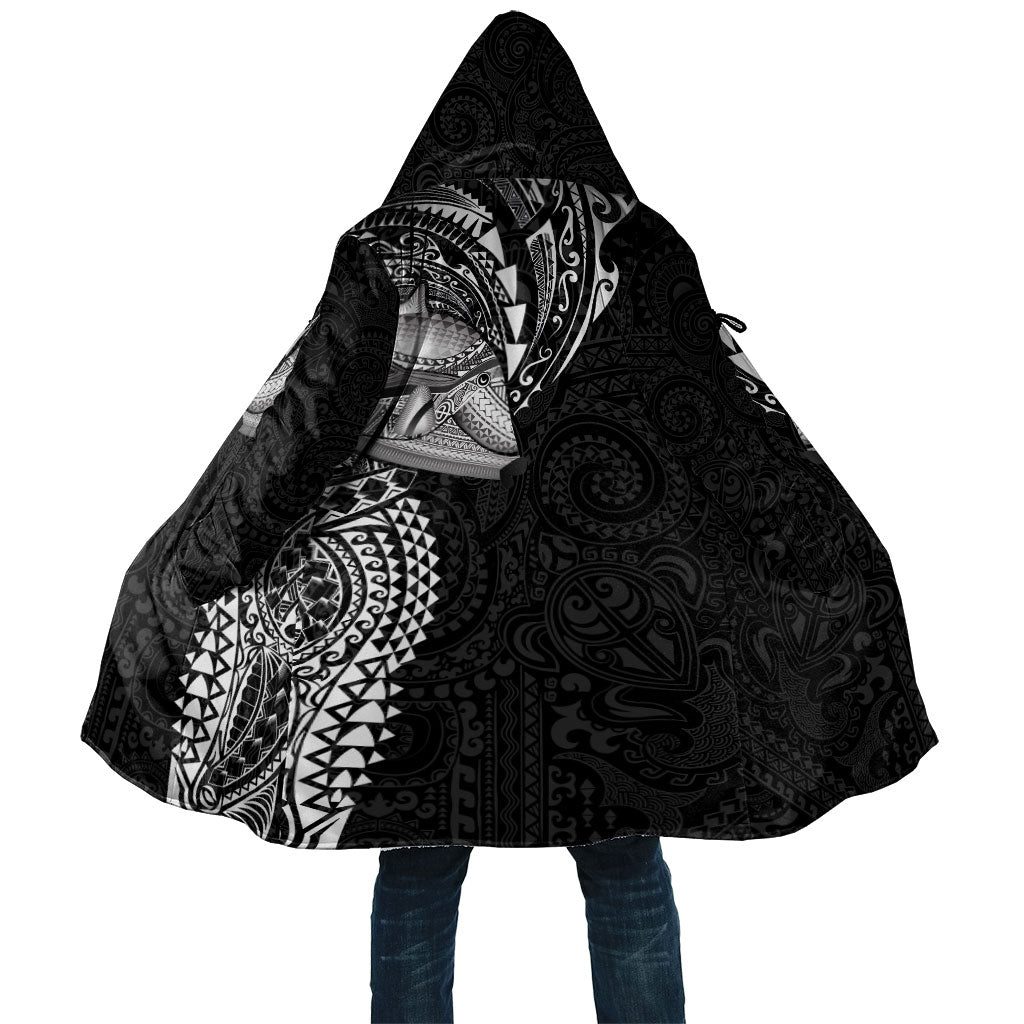 Hawaiian Humuhumu Tribal Tattoo Cloak Polynesian Kakau Black Color LT03 Unisex Black - Polynesian Pride