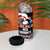 New Zealand Meri Kirihimete 4 in 1 Can Cooler Tumbler Christmas Tui Bird and Kea Bird - Haka Santa with Maori Koru Art Pattern