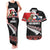 New Zealand Meri Kirihimete Couples Matching Tank Maxi Dress and Hawaiian Shirt Christmas Tui Bird and Kea Bird - Haka Santa with Maori Koru Art Pattern