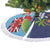 Fiji Marau na Kerisimasi Tree Skirt Christmas Collared Lory - Fiji Emblems and Xmas Palm Tree Tapa Art Pattern