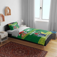 Cook Islands Meri Kiritimiti Bedding Set Christmas Turtle - Cooks Islands Emblems and Polynesian Art Pattern