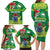 Cook Islands Meri Kiritimiti Family Matching Long Sleeve Bodycon Dress and Hawaiian Shirt Christmas Turtle - Cooks Islands Emblems and Polynesian Art Pattern