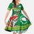 Cook Islands Meri Kiritimiti Family Matching Mermaid Dress and Hawaiian Shirt Christmas Turtle - Cooks Islands Emblems and Polynesian Art Pattern