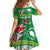 Cook Islands Meri Kiritimiti Family Matching Mermaid Dress and Hawaiian Shirt Christmas Turtle - Cooks Islands Emblems and Polynesian Art Pattern