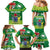 Cook Islands Meri Kiritimiti Family Matching Mermaid Dress and Hawaiian Shirt Christmas Turtle - Cooks Islands Emblems and Polynesian Art Pattern