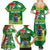 Cook Islands Meri Kiritimiti Family Matching Summer Maxi Dress and Hawaiian Shirt Christmas Turtle - Cooks Islands Emblems and Polynesian Art Pattern