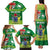 Cook Islands Meri Kiritimiti Family Matching Tank Maxi Dress and Hawaiian Shirt Christmas Turtle - Cooks Islands Emblems and Polynesian Art Pattern