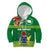 Cook Islands Meri Kiritimiti Kid Hoodie Christmas Turtle - Cooks Islands Emblems and Polynesian Art Pattern