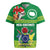 Cook Islands Meri Kiritimiti Rugby Jersey Christmas Turtle - Cooks Islands Emblems and Polynesian Art Pattern