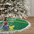 Cook Islands Meri Kiritimiti Tree Skirt Christmas Turtle - Cooks Islands Emblems and Polynesian Art Pattern