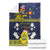 Niue Monuina e Kilisimasi Blanket Christmas Uga - Niue Map and Emblem with Hiapo Art Pattern