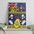 Niue Monuina e Kilisimasi Canvas Wall Art Christmas Uga - Niue Map and Emblem with Hiapo Art Pattern