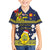 Niue Monuina e Kilisimasi Family Matching Puletasi and Hawaiian Shirt Christmas Uga - Niue Map and Emblem with Hiapo Art Pattern