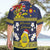 Niue Monuina e Kilisimasi Hawaiian Shirt Christmas Uga - Niue Map and Emblem with Hiapo Art Pattern