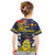 Niue Monuina e Kilisimasi Kid T Shirt Christmas Uga - Niue Map and Emblem with Hiapo Art Pattern