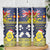 Niue Monuina e Kilisimasi Skinny Tumbler Christmas Uga - Niue Map and Emblem with Hiapo Art Pattern