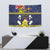 Niue Monuina e Kilisimasi Tapestry Christmas Uga - Niue Map and Emblem with Hiapo Art Pattern