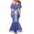 Tonga Apifoou School Mermaid Dress Ngatu and Polynesian Pattern LT03 - Polynesian Pride