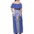 Tonga Apifoou School Off Shoulder Maxi Dress Ngatu and Polynesian Pattern LT03 - Polynesian Pride