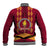 Tonga Beulah College Baseball Jacket Ngatu and Polynesian Pattern LT03 - Polynesian Pride