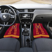 Tonga Beulah College Car Mats Ngatu and Polynesian Pattern LT03 - Polynesian Pride