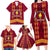 Tonga Beulah College Family Matching Long Sleeve Bodycon Dress and Hawaiian Shirt Ngatu and Polynesian Pattern LT03 - Polynesian Pride