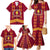 Tonga Beulah College Family Matching Mermaid Dress and Hawaiian Shirt Ngatu and Polynesian Pattern LT03 - Polynesian Pride