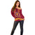 Tonga Beulah College Off Shoulder Sweater Ngatu and Polynesian Pattern LT03 - Polynesian Pride