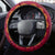 Tonga Beulah College Steering Wheel Cover Ngatu and Polynesian Pattern LT03 - Polynesian Pride