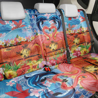 Hawaiian Love-Couple Dolphins and Flamingos Back Car Seat Cover LT03 - Polynesian Pride