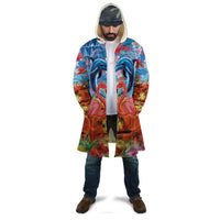 Hawaiian Love-Couple Dolphins and Flamingos Cloak LT03 - Polynesian Pride