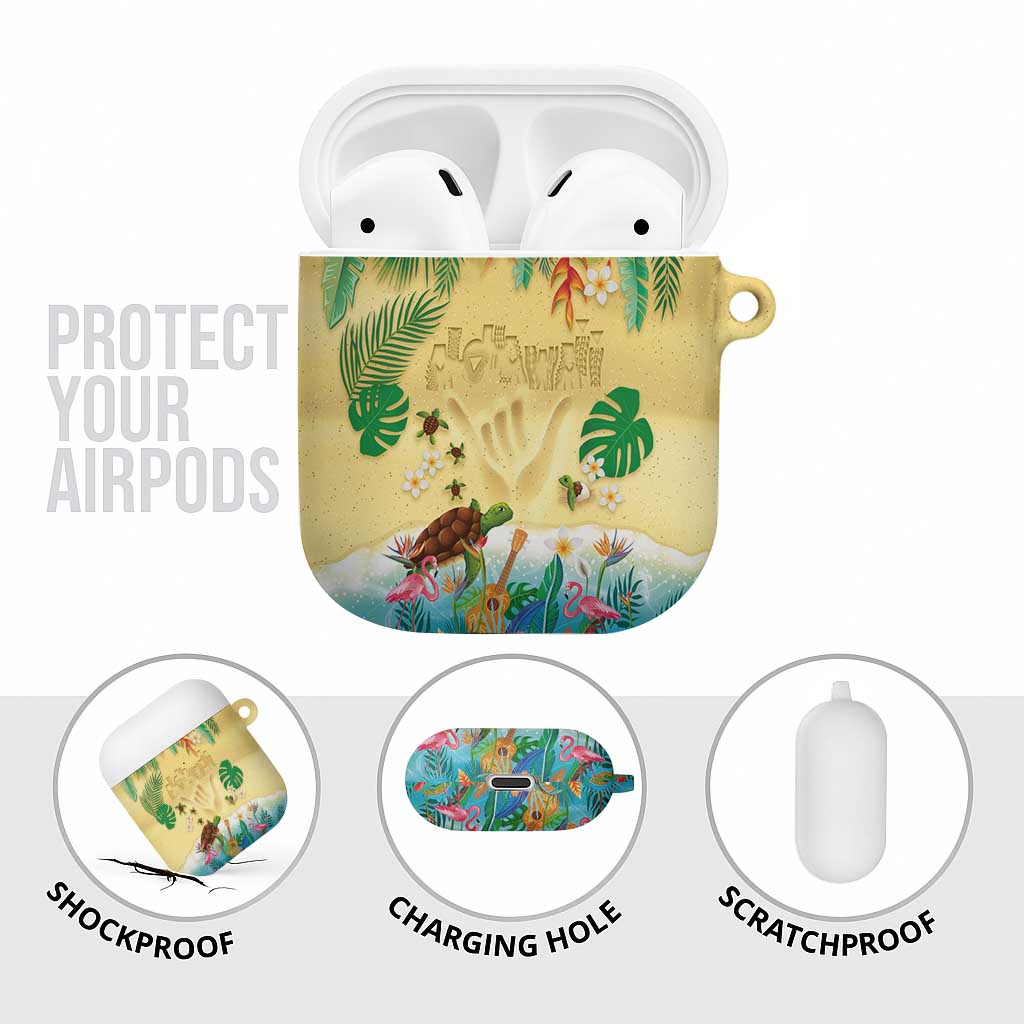 Hawaiian Alohawaii AirPods Case Tropical Plants and Animals on The Beach LT03 - Polynesian Pride