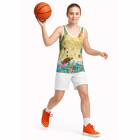 Hawaiian Alohawaii Basketball Jersey Tropical Plants and Animals on The Beach LT03 - Polynesian Pride