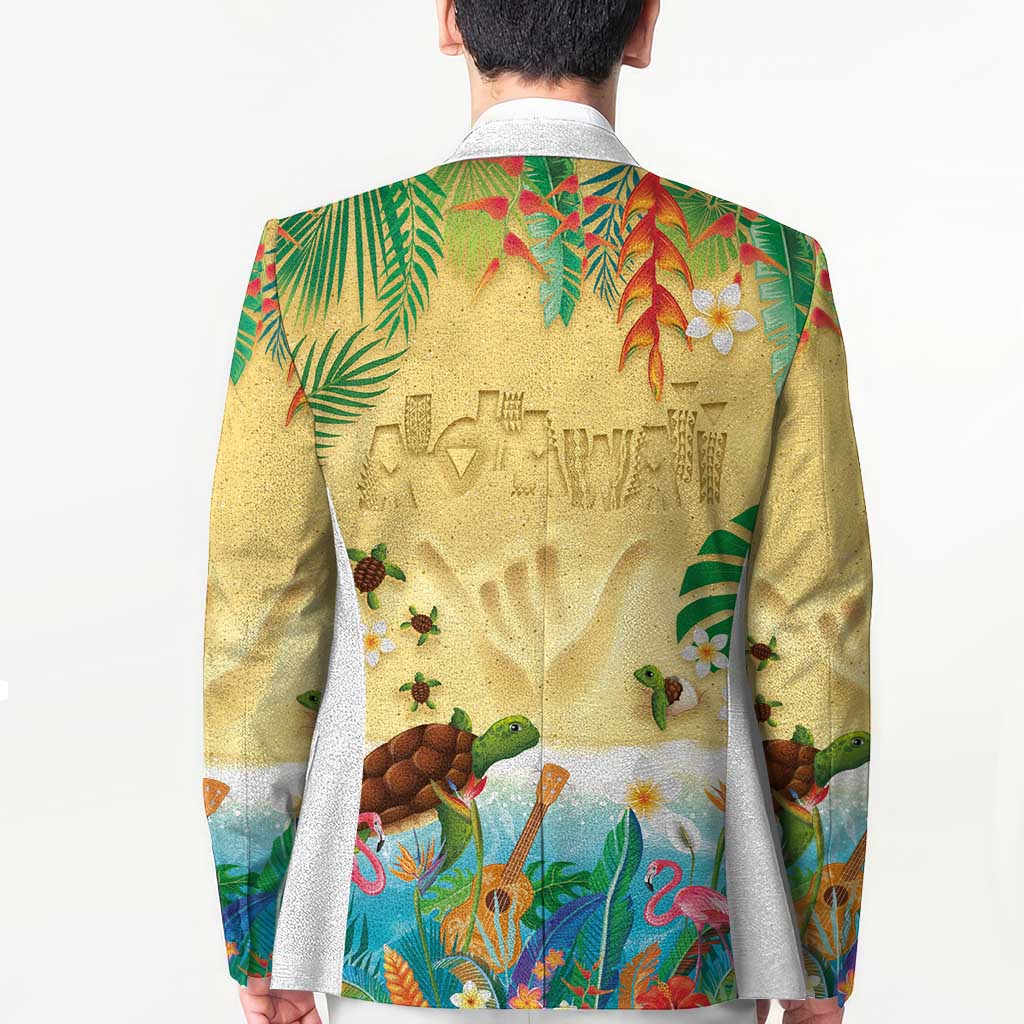 Hawaiian Alohawaii Blazer Tropical Plants and Animals on The Beach - Polynesian Pride