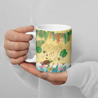 Hawaiian Alohawaii Ceramic Mug Tropical Plants and Animals on The Beach LT03 - Polynesian Pride