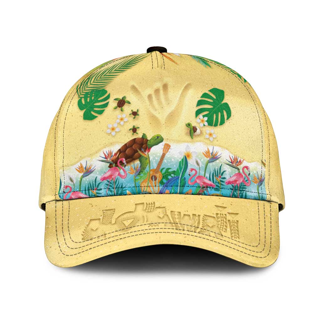Hawaiian Alohawaii Classic Cap Tropical Plants and Animals on The Beach LT03 Universal Fit Multicolor - Polynesian Pride