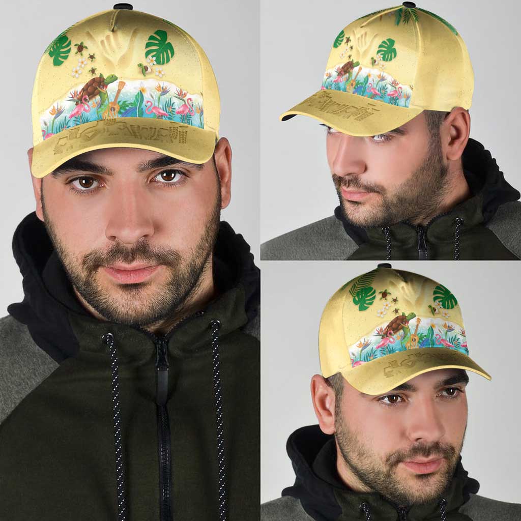 Hawaiian Alohawaii Classic Cap Tropical Plants and Animals on The Beach LT03 - Polynesian Pride
