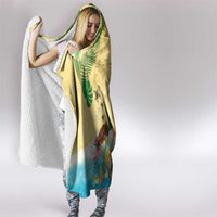 Hawaiian Alohawaii Hooded Blanket Tropical Plants and Animals on The Beach LT03 - Polynesian Pride